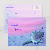 Summer Muschel Postcard Postkarte (Vorne/Hinten)