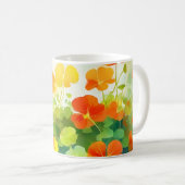 Summer Nasturtium Floral Kaffeetasse (VorderseiteRechts)