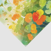 Summer Nasturtium Floral Seidenpapier (Ausschnitt)