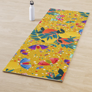 Summer Natural Citrus Grove Yogamatte
