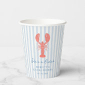 Summer Nautic Hummer Brautparty Paper Cups Pappbecher (Rückseite)