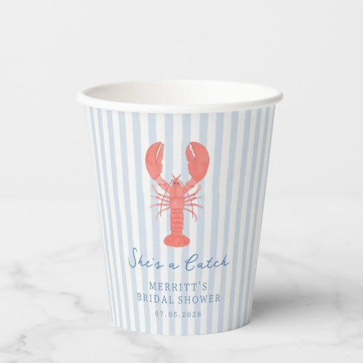 Summer Nautic Hummer Brautparty Paper Cups Pappbecher (Vorderseite)