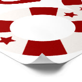 Summer Nautic Theme Anchors Segelboote Helms Poster (Ecke)