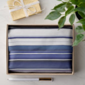 Summer Navy Blue Boot Trendy Stripes Collection Seidenpapier (Geschenk)