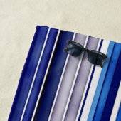 Summer Navy Blue Boot Trendy Stripes Collection Strandtuch (Beispiel)
