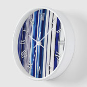 Summer Navy Blue Boot Trendy Stripes Collection Uhr (Winkel)