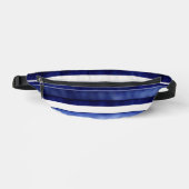 Summer Navy Blue Modern Bootstrip Collection Bauchtasche (Vorderseite)