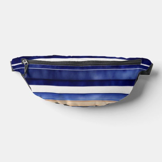 Summer Navy Blue Modern Bootstrip Collection Bauchtasche (Ablage )