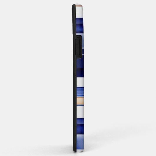 Summer Navy Blue Modern Bootstrip Collection Case-Mate iPhone Hülle (Hinten/Rechts)