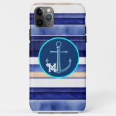 Summer Navy Blue Modern Bootstrip Collection Case-Mate iPhone Hülle (Rückseite)