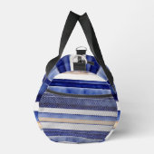 Summer Navy Blue Modern Bootstrip Collection Duffle Bag (Rechts)