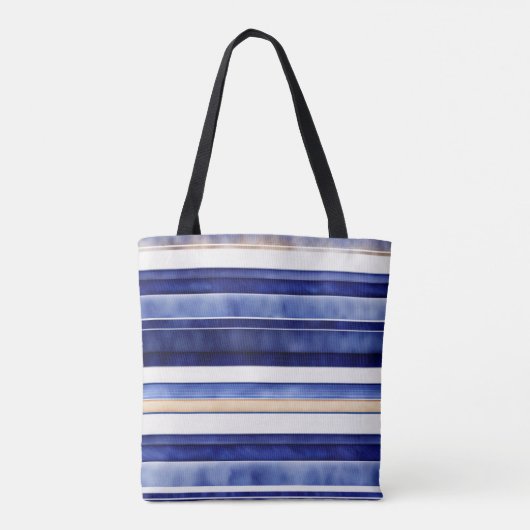 Summer Navy Blue Modern Bootstrip Collection Tasche (Rückseite)