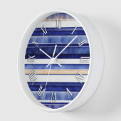 Summer Navy Blue Modern Bootstrip Collection Uhr (Winkel)