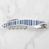 Summer Navy Blue Popular Boat Stripes Collection Kellnermesser (Rückseite)