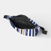 Summer Navy Blue Trendboot Stripes Collection Bauchtasche (Offen)