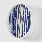 Summer Navy Blue Trendboot Stripes Collection Uhr (Winkel)