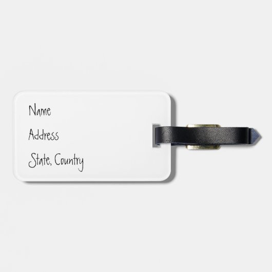 Summer Neufundland - Gepäcktag Gepäckanhänger (Rückseite horizontal)