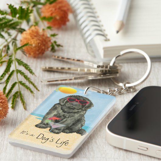 Summer Neufundland Schlüsselanhänger (Vorderseite rechts)