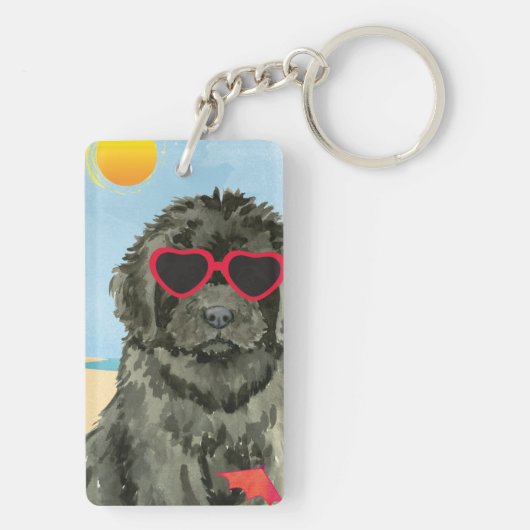 Summer Neufundland Schlüsselanhänger (Rückseite)