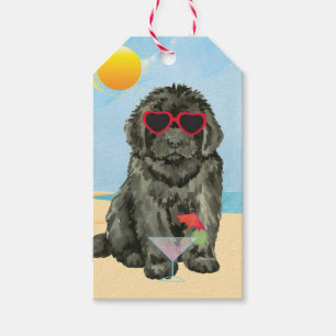 Summer Newfundland Gift Tags Geschenkanhänger