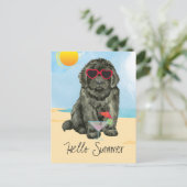 Summer Newfundland Postcard Postkarte (Stehend Vorderseite)