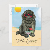 Summer Newfundland Postcard Postkarte (Vorne/Hinten)