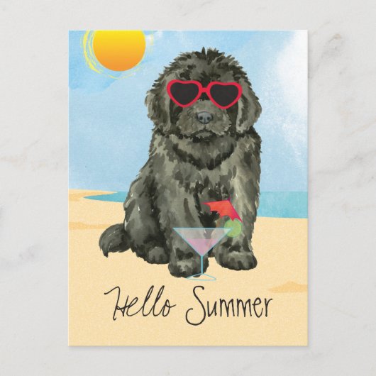 Summer Newfundland Postcard Postkarte (Vorderseite)