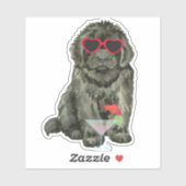 Summer Newfundland Vinyl Sticker (Blatt)