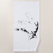 Summer Nickerchen Vibes Strandtuch (Vorderseite)