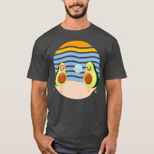 Summer Niedlich Avocado Liebhaber lustiger Retro S T-Shirt