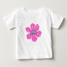 Summer Niedlich Baby T - Shirt mit rosa Blume