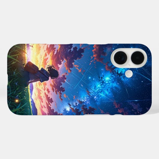 Summer Night Sky Case-Mate iPhone Hülle (Rückseite (Horizontal))