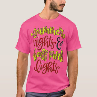 Summer Nights and Ballpark Lights Softball Sports1 T-Shirt