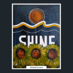 Summer Nights Painting by Alfred Fox Poster<br><div class="desc">Poster Print of Summer Nights Painting by Alfred Fox.</div>