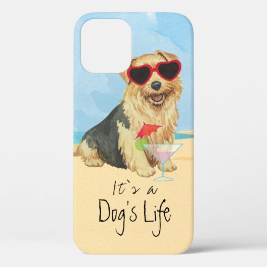 Summer Norfolk Terrier Case-Mate iPhone Case (Rückseite)