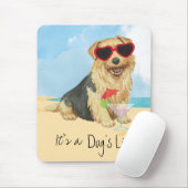 Summer Norfolk Terrier Mouse Pad Mousepad (Mit Mouse)