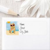 Summer Norwich Terrier Label (Insitu)