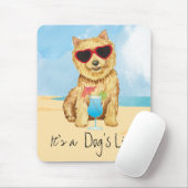 Summer Norwich Terrier Mouse Pad Mousepad (Mit Mouse)