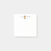 Summer Norwich Terrier Post-it Notes Klebezettel (Vorderseite)