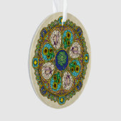 Summer Nouveau Acrylic Ornament (Vorderseite)
