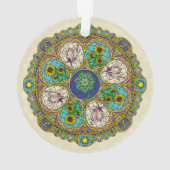 Summer Nouveau Acrylic Ornament (Rückseite)
