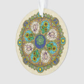 Summer Nouveau Acrylic Ornament (Vorderseite)