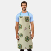 Summer Nouveau All-over Print Schürze (Getragen)