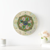 Summer Nouveau Clock Große Wanduhr (Zuhause)