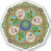 Summer Nouveau Contour Sticker (Vorderseite)