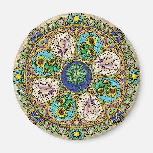 Summer Nouveau Magnet (Vorne)