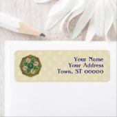 Summer Nouveau Return Address Label (Insitu)