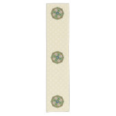 Summer Nouveau Table Runner Kurzer Tischläufer (Vorderseite)
