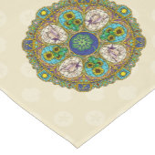 Summer Nouveau Table Runner Kurzer Tischläufer (Ecke)