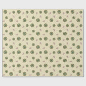 Summer Nouveau Wrapping Paper Geschenkpapier (Flach)